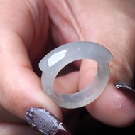 冰種翡翠馬鞍戒指戒圈 | 國際14圍 | 天然緬甸玉翡翠A貨 | 送禮