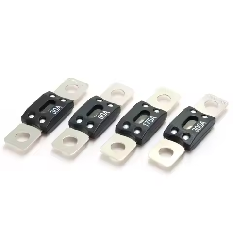High-Capacity Auto Fuse ANM/AMM MEGA 40A-500A Bolt on Car Fuse 32V-125V Copper Automotive Fuses Bolt