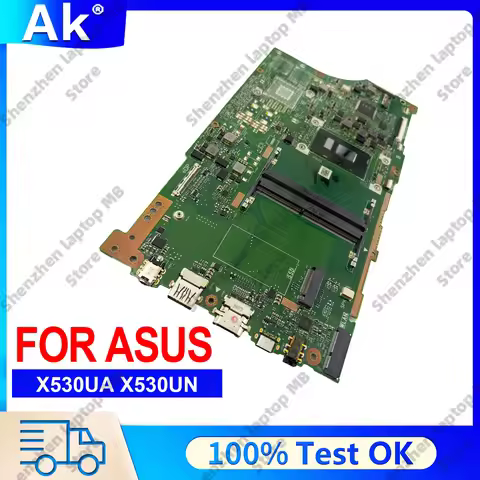 X530UA Laptop Motherboard For ASUS VivoBook K530U X530U X530UN S530U S5300U X530UA Mainboard With I3