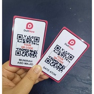 DuitNow QR CODE CARD WITH HOLDER