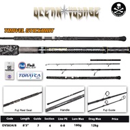 Rod Bone Ocean Voyage Travel Stick Bait Fishing Rod Casting Popping Connect 4 Full Fuji