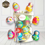 Coklat Egg Mix Surprise Egg / Coklat Bentuk Telur Mix Surprise Egg Kualitas Premium - Ora Eat Labora