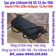 Sạc ắc quy pin Lithium hệ 3S 12.6v-10A