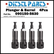 4Pcs Plunger 5630 Plunger and Barrel Assembly 090150-5630 090150-5290 for Mitsubishi Fuso Canter / E