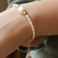 REAL RICE GRAIN NECKLACE AND BRACELET ms DF1