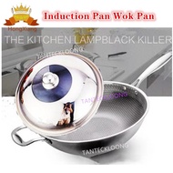 Non Stick Pan Stainless Steel Non Stick Frying Pan Induction Pan Wok Pan Frying Pan 32CM