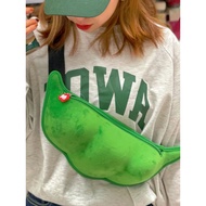 Edamame Bag Unique Niche All-Match Bag Female Creative Pea Bag Shoulder Diagonal Bag