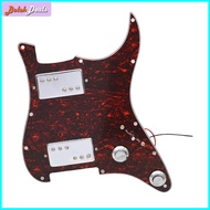 BolehDeals HH Guitar Pickguard Directly Replace Two Humbucker Pickups 3 Ply High Performance Loaded