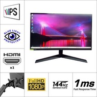 27" LG 27GN600 遊戲｜FHD 144HZ【👍🏼無邊框｜✔可掛牆+內置USB｜👀 IPS 不閃屏 低藍光 抗眩光 1ms 反應時間】😀實物圖 ✨3個月保養＃27 28 29 27GN 600 144 165 170 螢幕 FHD LED mon