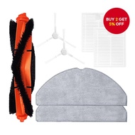 For Xiaomi floor cleaning robot S20 / D106 Vacuum robot roller brush, edge brush, filter, mop replac