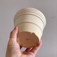 New White Pottery Sienna Pottery Pot Large Pot | Flower Culture Handy Tool Breathable Not Stuffy ins