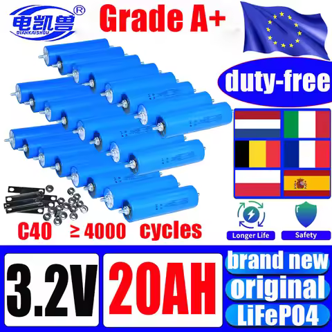 A-class new 3.2V 22Ah Lifepo4 battery C40 LTO 40160 12V 24V 48V Electric tool motorcycle motor modif