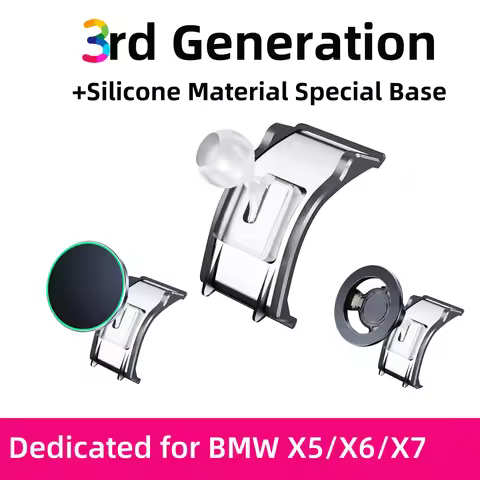 TEEQ Car Mobile Phone Holder For BMW X7 X5 G05 X6 G06 2019-2022 Car Gravity Stand GPS Bracket Magnet