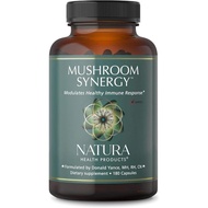 Produk Kesihatan Natura - Suplemen Sinergi Cendawan - Mengandungi Cendawan Turkey Tail, Red Reishi, 