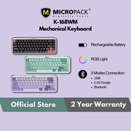 Micropack Lifestyle 3 Modes Mechanical Wireless Keyboard K-168WM