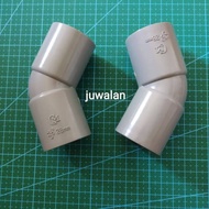 Elbow Knee Fitting PVC 1" 45 Degree