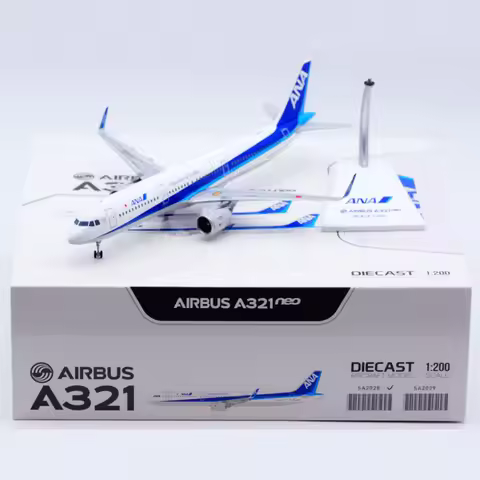 SA2028 Alloy Collectible Plane Gift JC Wings 1:200 All Nippon Airways StarAlliance Airbus A321neo Di