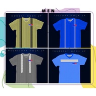 SUBLIMATION MEN TEACHER SHIRT MON to THURS - DEPED ALTERNATIVE UNIFORM