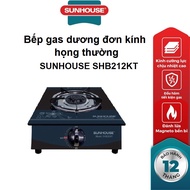 Bếp gas dương đơn kính họng thường SUNHOUSE SHB212KT