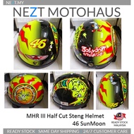 MHR HALFCUT STENG SUN MOON 46 HELMET ROSSI Helmet Motorcycle