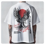 FUJIWARA08 Soar High Like an Eagle Graphic Tee | Streetwear Christian Aesthetic | Isaiah 40:31