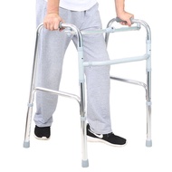 Walking aid for the elderly, rehabilitation walker for the disabled, foldable walker, four-legged ca
