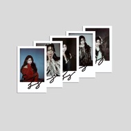 IVE Single Card Zhang Yuanying WONYOUNG Magazine elle Card Polaroid Holding Face Round Better than H