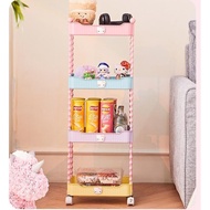 Dopamine ins Style Girl Heart Practical Household Storage Shelf Dopamine Rotating Removable Storage 