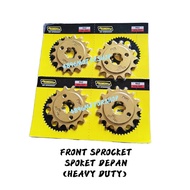 PROMORIN 415 GOLD FRONT SPROCKET 14T 15T LC135 LC 135 Y15ZR Y16 Y15 RXZ Y125Z Y110 SRL110 LAGENDA SP