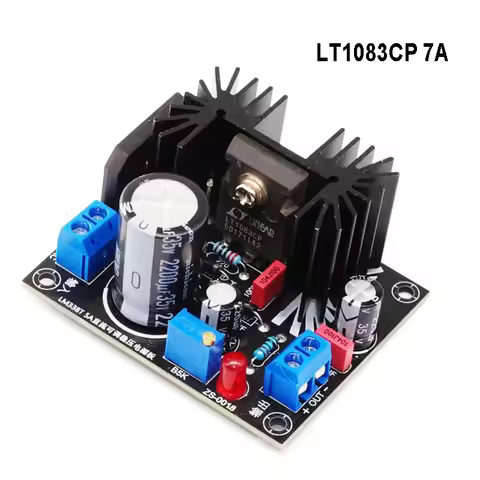 Assembled LM317 LM338T LT1083CP DC Adjustable Linear Regulated Power Supply Board 1.5A 5A 7A Filamen