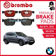 BREMBO NAO Front Brake Pads BMW X5'07 E70 3.0,3.5,4.8i, X5 F15, X6 E71, E72 3.0d,3.5i,3.5d