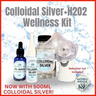 ✿ ✼ ∆ 3% Food-grade Hydrogen Peroxide in COLLOIDAL SILVER  (30ml)