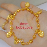 Rantai Tangan 6mm Emas Bangkok Bracelet GOLD PLATED