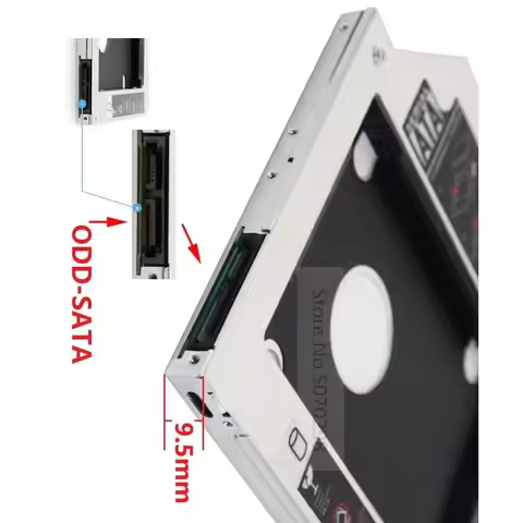2nd 2.5 HDD Hard Drive Optical bay Caddy Bracket Frame for Sony VPCSE1J1E SVE14A37CDH svt141a11u vpc