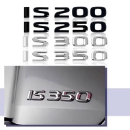 3D Metal Car Badge Sticker For Lexus IS200 IS250 IS300 IS350 Logo Auto Styling Emblem Body Rear Tail