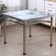 Heating Fire Folding Square Simple Household Assembly Dining Table Table Small Apartment Eating Stai