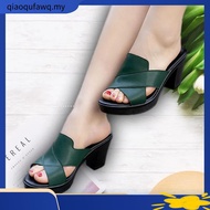 Women thick high Heels sandals perempuan kasut 6cm heels