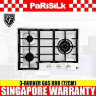 EF HB FG 3070 TN VSB 3-Burner Gas Hob (72CM)