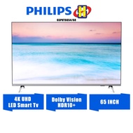Philips 4K UHD SMART TV (65 Inch) LED Dolby Vision HDR10+ SimplyShare 65PUT6654/68