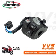 Clutches❇Domino Honda Click 150 Handle Switch with Passing Light and Hazard Light PLUG AND PLAY
