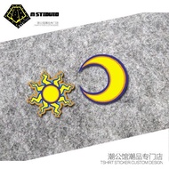 Racer 46 Rossi Sun Moon   Gothic Sun   Motorcycle decorative stickers   Reflective sticker Helmet st