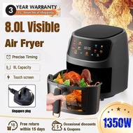 Air fryer 8L Oil-free fryer Air fryer Large-Capacity Touch Screen Multifunction Oven Oil Free 空氣炸鍋