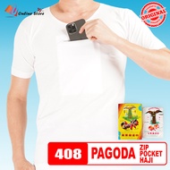 MU BAJU PAGODA T-SHIRT 406#/PAGODA T-SHIRT BUTTON 402#/PAGODA SINGLET 401#/PAGODA ZIP POCKET HAJI 40