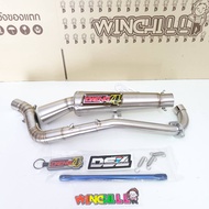 แดงสายสี่ ท่อแดงสาย4 ท่อสูตรแดงสายสี่ WAVE110i / WAVE125ปลาวาฬ / WAVE125R / WAVE125S **ปลายกรวย** ท่