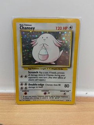 Chansey holo base set pokemon card tcg 1999