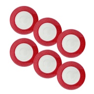 Claytan Saucer for Coffee / Tea Cup - 0517F - May Flower (Set of 6)