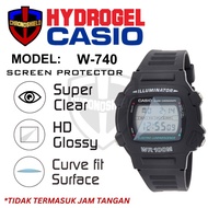 Anti-scratch Casio W740 Hydrogel Watch