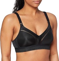 TriAction Women's Workout N Sports Bra, black, 36B