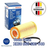 กรองน้ำมันเครื่อง Volvo Desel XC60 S60 S80 V40 Bosch