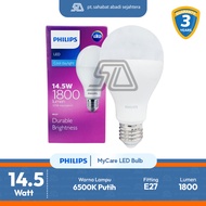 Philips LED Bulb 14.5W E27 230V A60 Small Body 6500K White